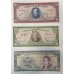 CHILE 1960 . HALF 1/2 - ONE HUNDRED 100 ESCUDOS BANKNOTES . SPECIMEN CHILE 1960 . HALF 1/2 - ONE HUNDRED 100 ESCUDOS BANKNOTES . SPECIMEN